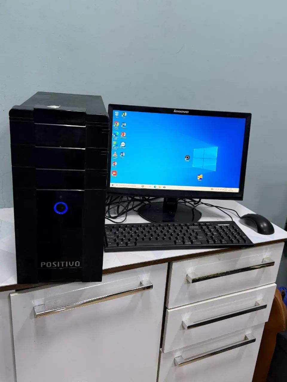 PC Completo Intel Core i3 com Monitor 19 + Teclado e Mouse   - Foto 2
