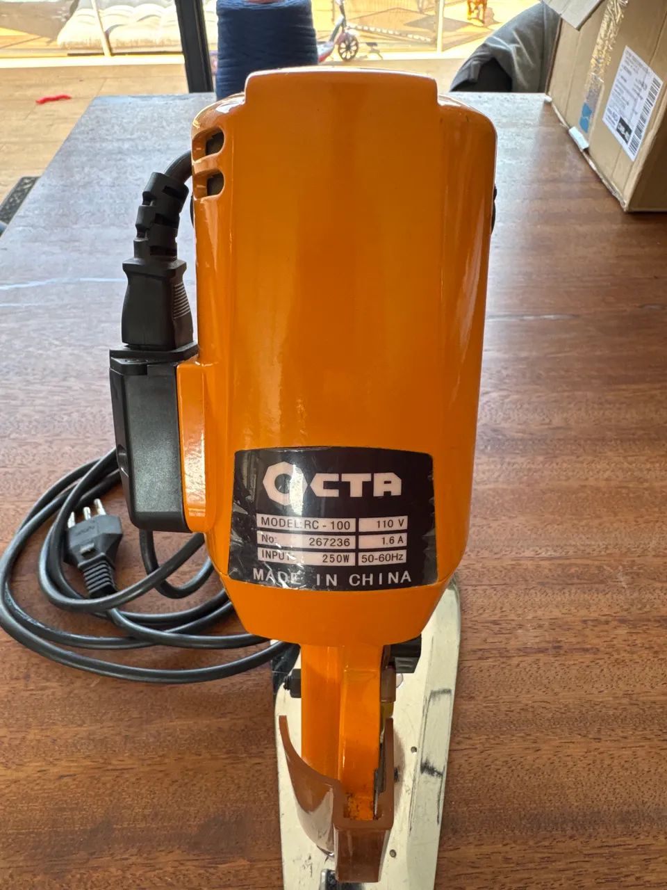 Máquina de Cortar Tecido Disco 4 Polegadas OCTA - Foto 4