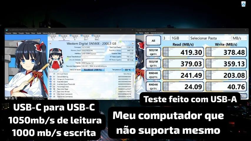 SSD Portátil 2TB Sandisk Extreme - Foto 3