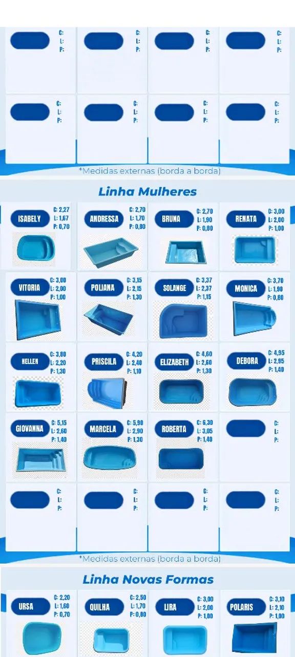 Piscina de fibra 