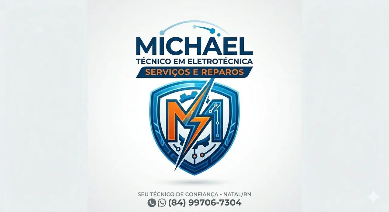 Eletricista e técnico em Eletrotécnica, reparos e instalações.