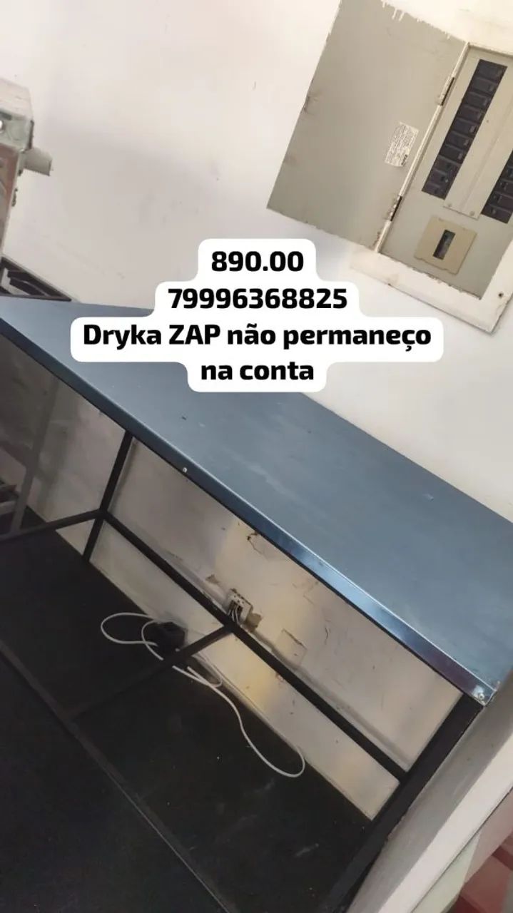 Mesa pra manipulação bancada Chapa inox 