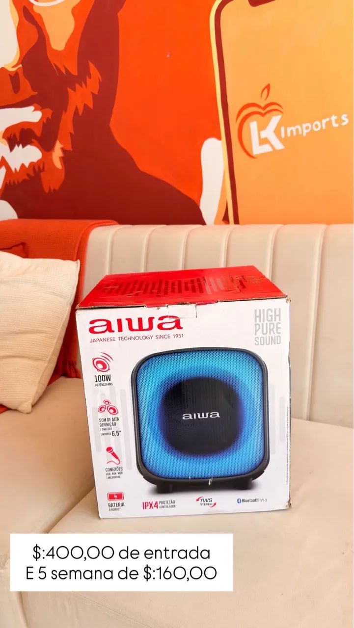 Caixa de som AIWA - Foto 2