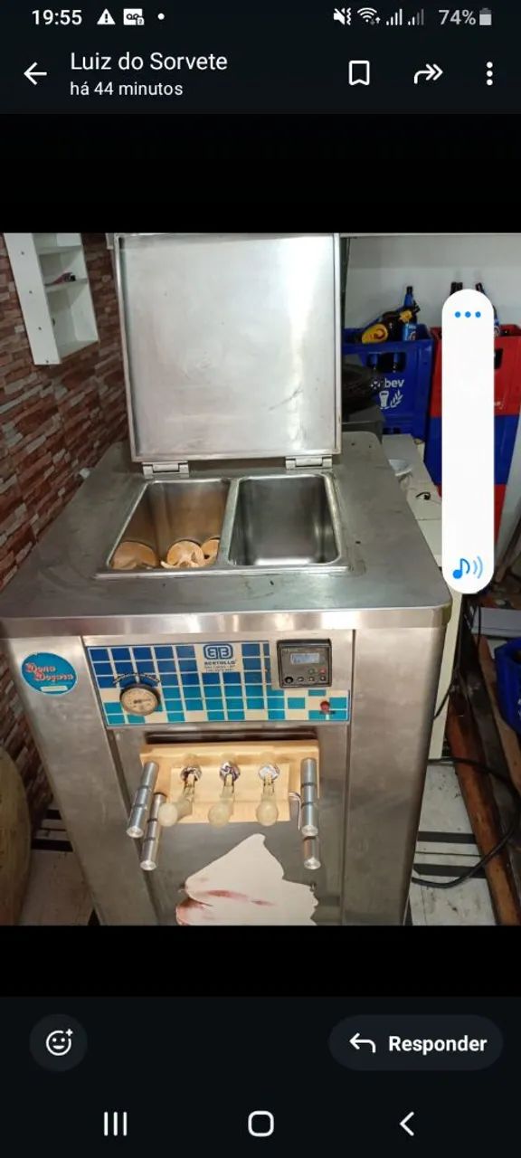 Vendo uma maquina de sorvete e açaí em perfeito estado - Foto 5