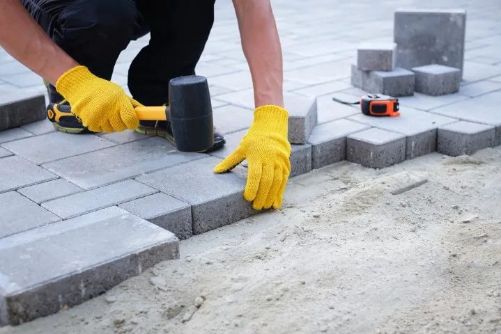 Colocação de Piso Paver
