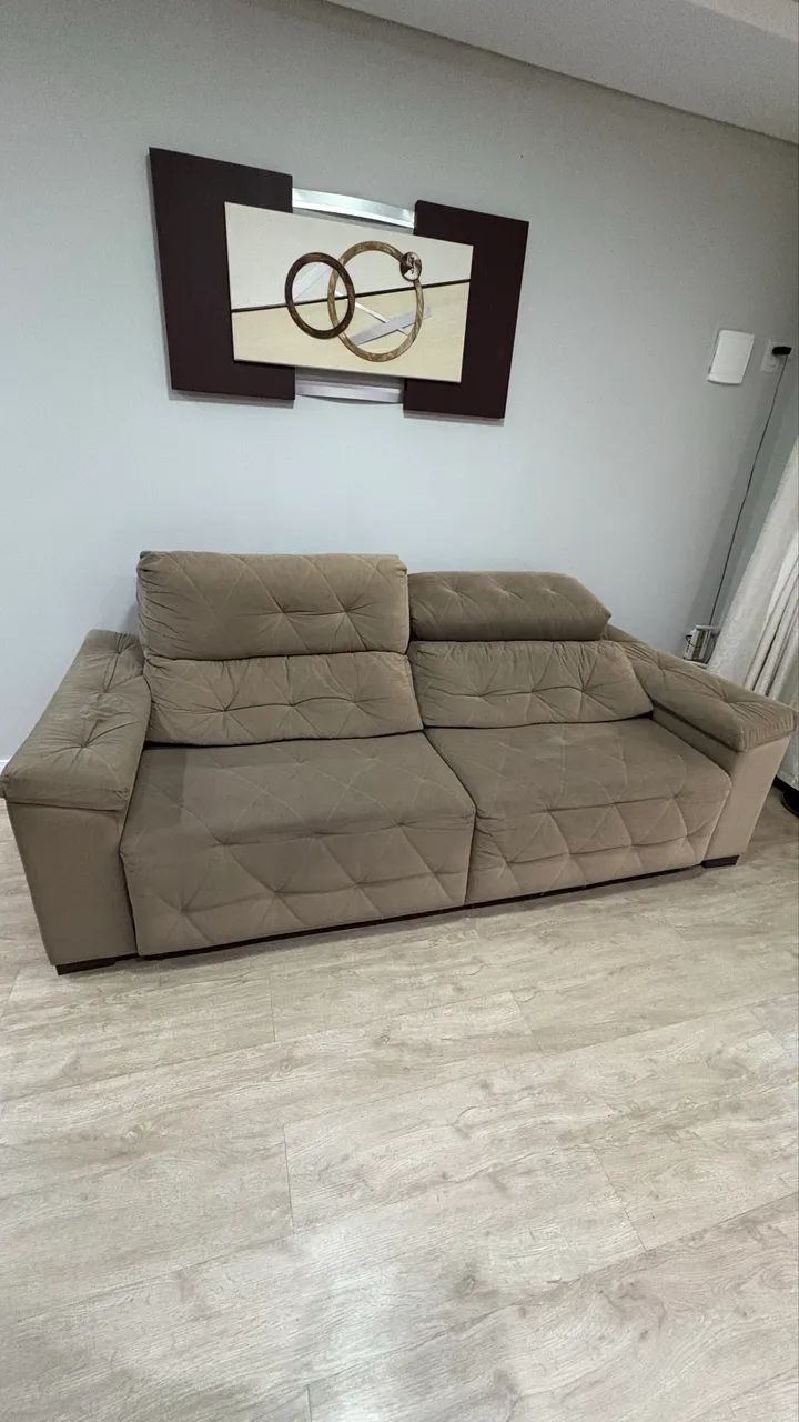 Vendo estofado retrátil e reclinado  - Foto 2