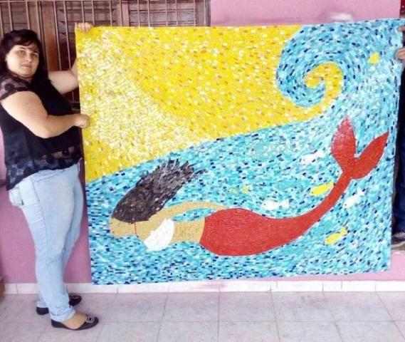 Golfinho para Piscina mosaico - Foto 4