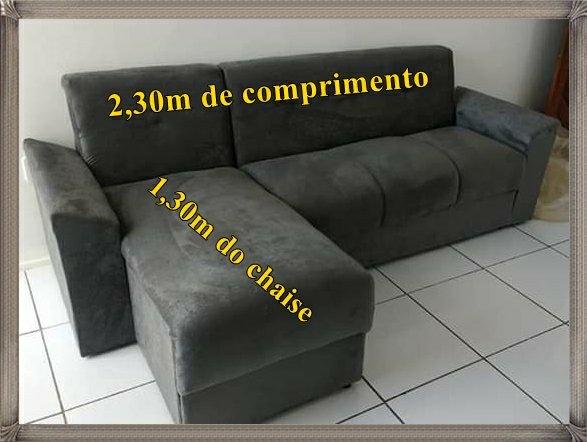 MILANO 3 lugares + chaise em SUED - Foto 3