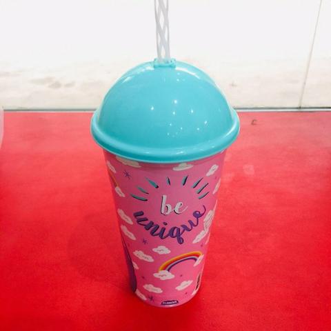 Copo para Shake PLASÚTIL Unicórnio 500ml