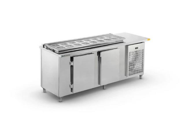 Balcão refrigerado condimentador 1,50mt - Foto 2