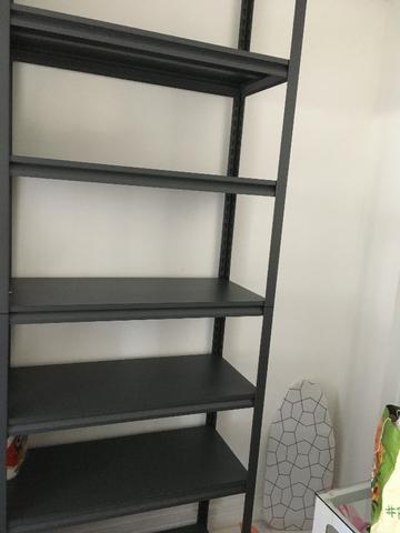 Estante de Aço reforçada 200cm x 92cm x 30cm com 6 Prateleiras - Novíssimo - Foto 2
