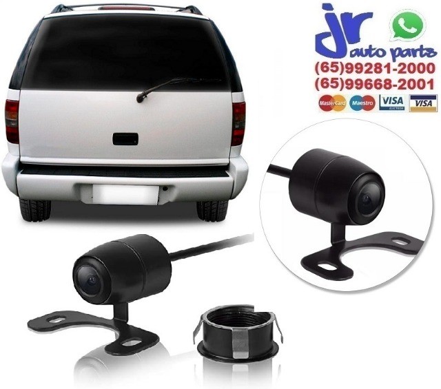 Câmera de Ré Chevrolet Blazer 2 em 1 Para-Choque ou Borboleta