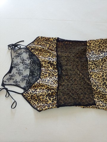 Camisola de cetim e renda  - Foto 2