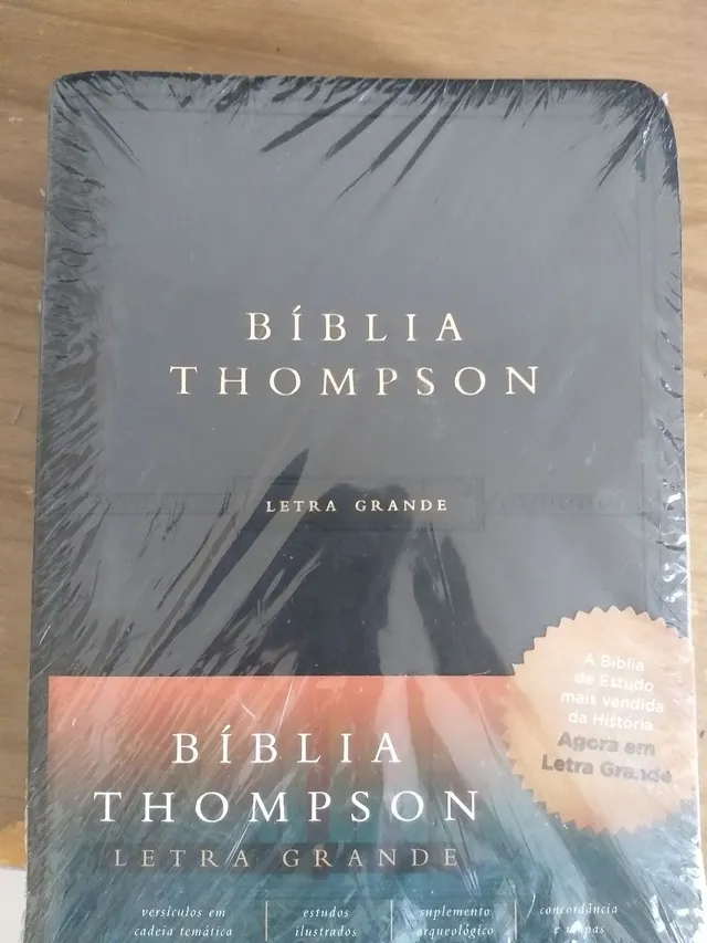  Biblia Thompson AEC - Letra Grande - Em Portugues do Brasil -  Luxo Preta - Concordancia - Mapas - Estudos Biblicos: 9788000003634: Libros