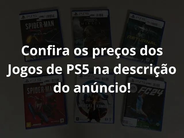 Jogos PS5 Novos e Lacrados com Garantia e NF à venda  - Foto 3