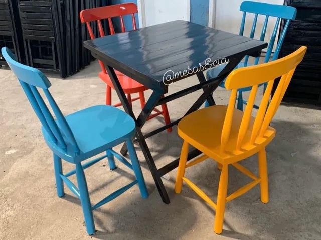 Mesa e cadeira Frete grátis  - Foto 3