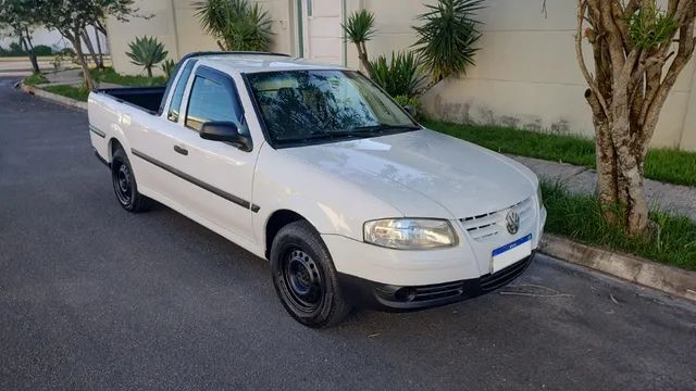 Comprar Picape Volkswagen Saveiro 1.6 G4 Titan Flex Preto 2008 em Lorena-SP