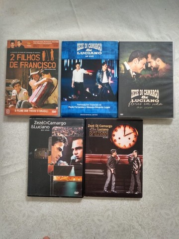 Dvd's Zezé di Camargo e Luciano - Usado - Originais