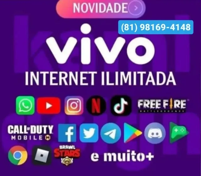 Use Internet a vontade (Ilimitada) 