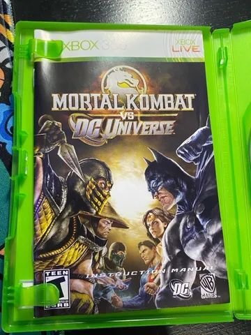 Jogo de Luta Mortal Kombat vs Dc Xbox 360 Seminovo