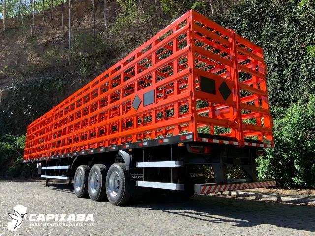Carreta gaiola transporte de gás 1740 botijão P13 - Foto 5