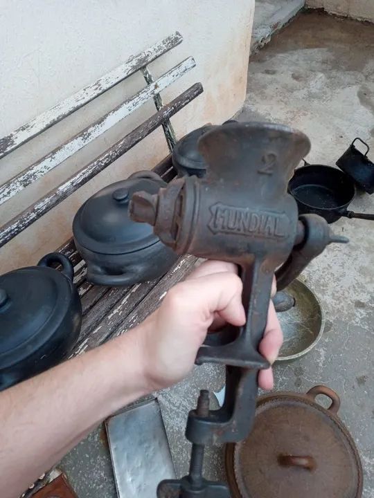 Moedor de Carne Antigo Mundial - Foto 3