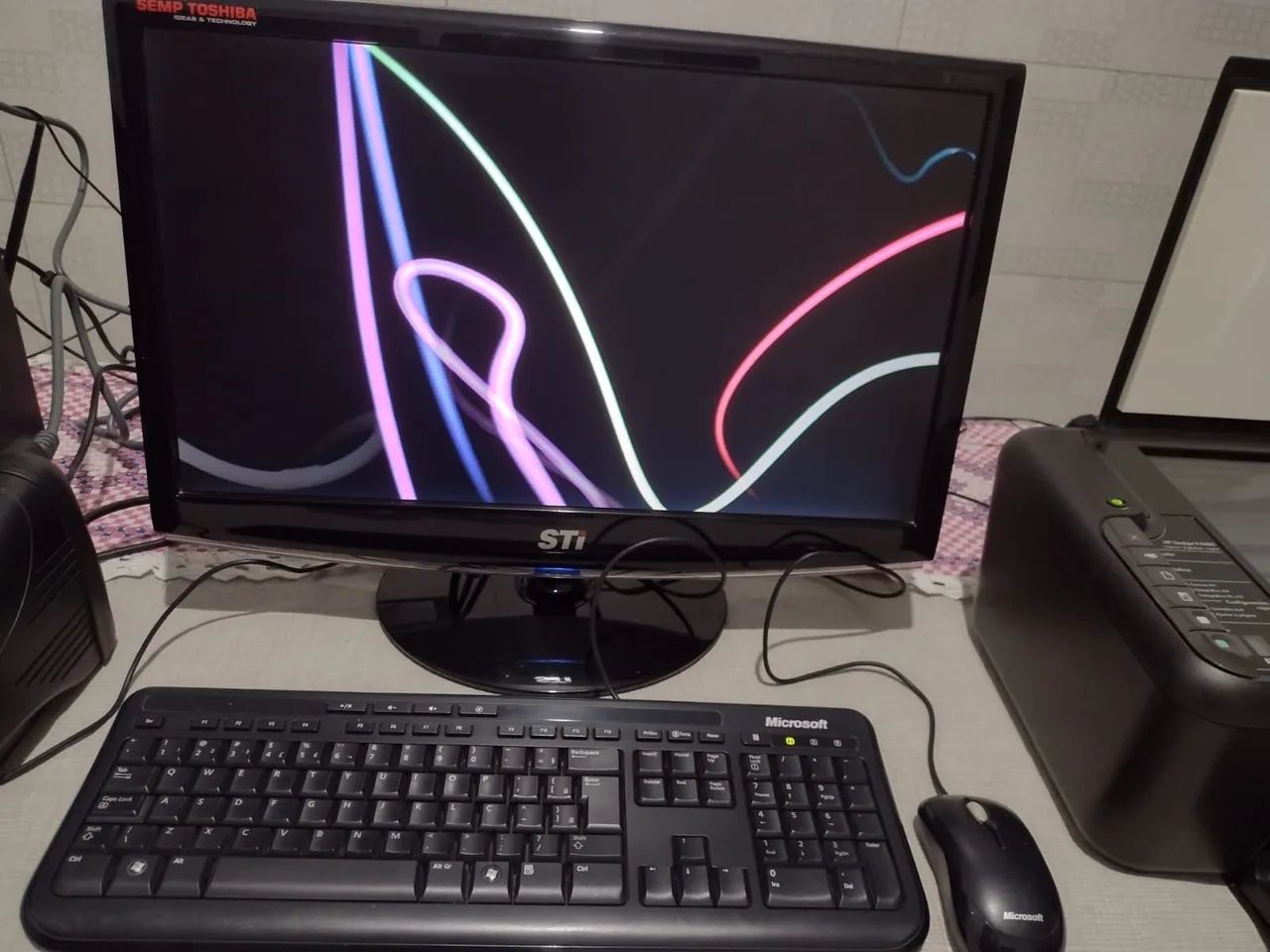 PC Semp Toshiba para estudante com impressora - Foto 4