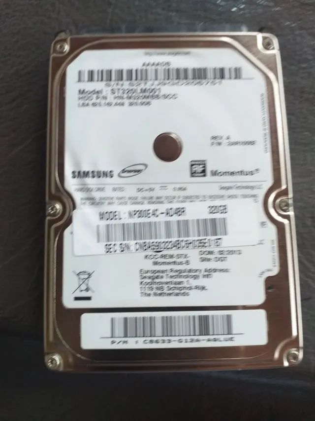 HD para notebook 320 gigad - Foto 4