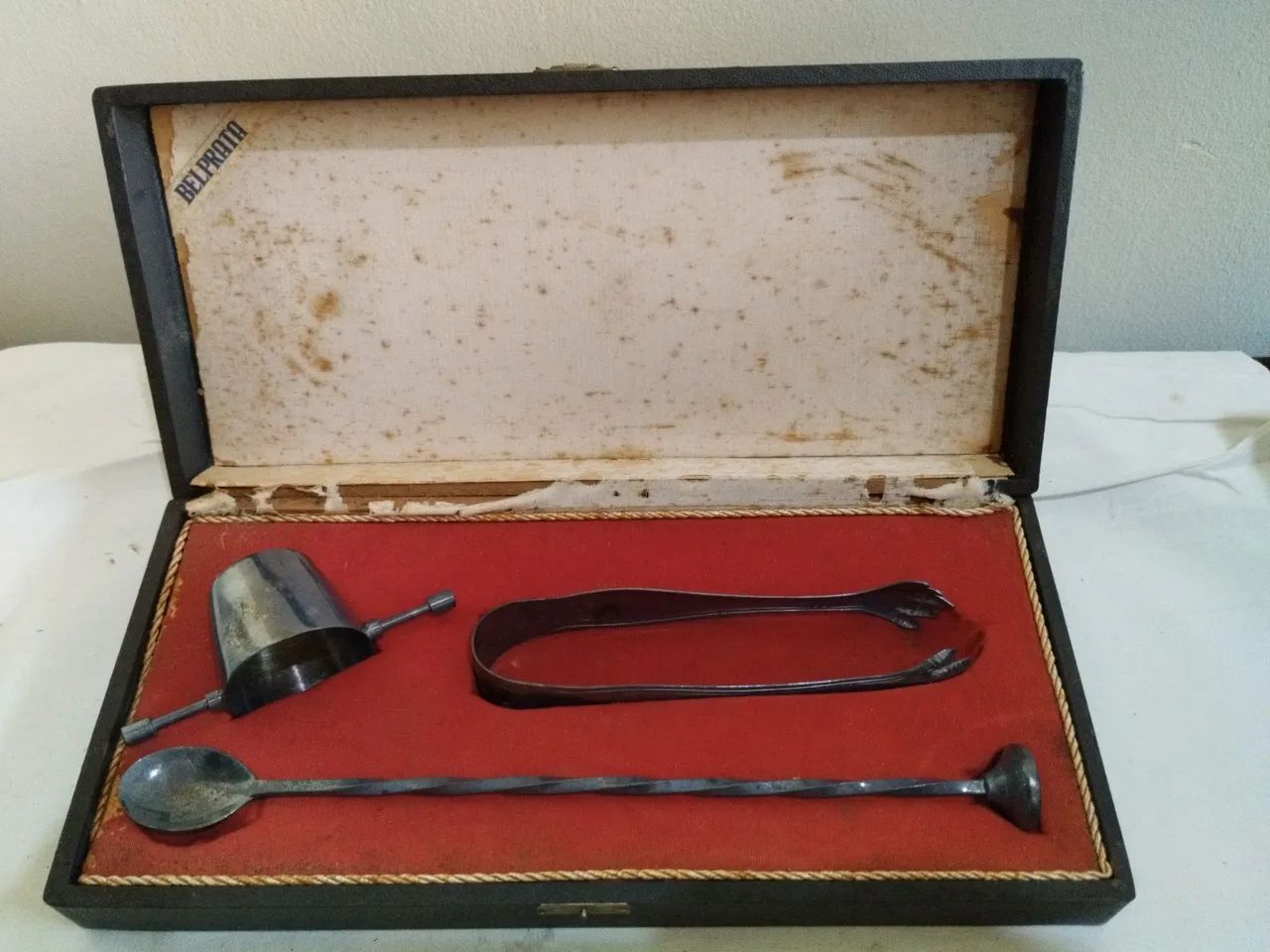 Jogo para coquetel em prata