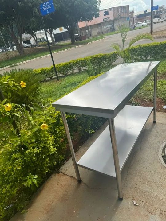 Mesa 1.55 com Paneleiro Liso. - Foto 3