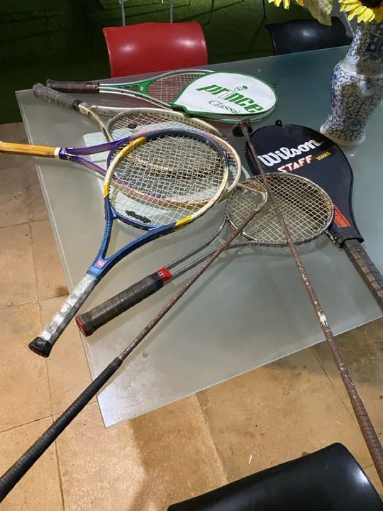 Varias Raquetes de tênis originais 