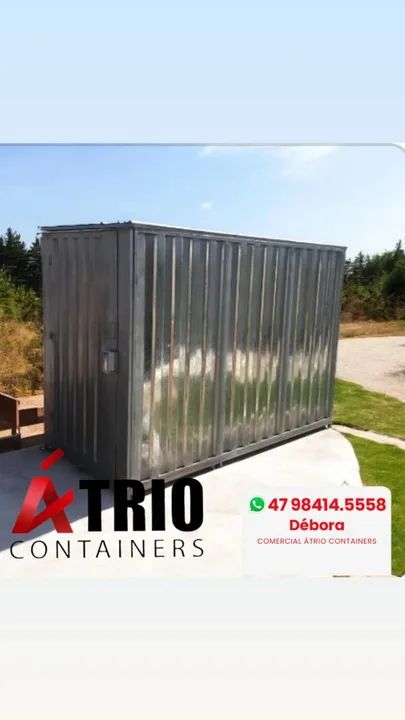 Container galvanizado desmontável  - Foto 3