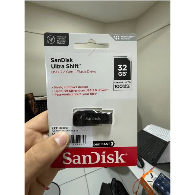 Pen Drive 32GB USB 3.0 - SanDisk  cod: 3850 - Foto 4