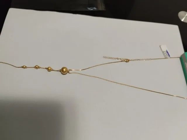 Lindo colar gravatinha de bolinhas  - Foto 2