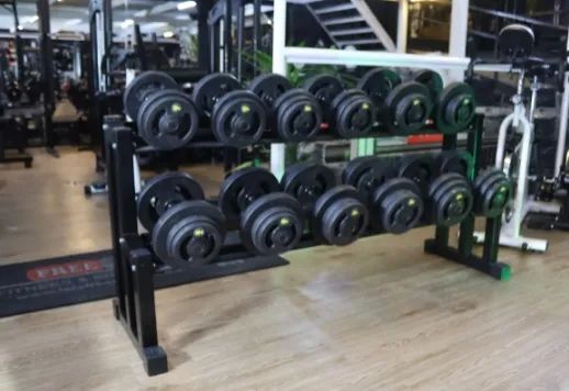 Dumbell injetado Jogo de 12 a 20kg + Suporte - Foto 2