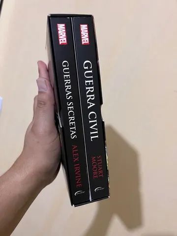 Box Marvel guerra civil e guerras secretas - Foto 4