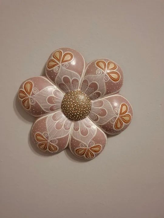 Adorno de parede em formato de flor do Vale do Jequitinhonha (MG) - Foto 5