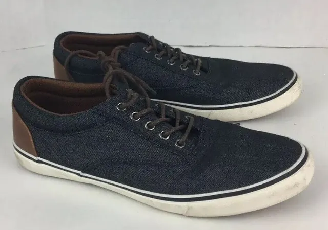Dock Sider Mocassim Connor Modelo CNR-01984 Importado Jeans Escuro - Tamanho 42