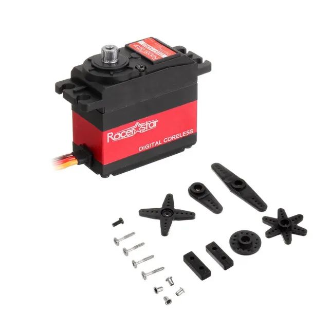 Motor Coreless Racerstar DS6114MG 120° 13.83KG Servo Digital Classe Swashplate Drone Avião - Foto 5