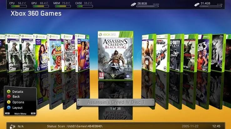 Instalação de jogos em Xbox 360 - Foto 5