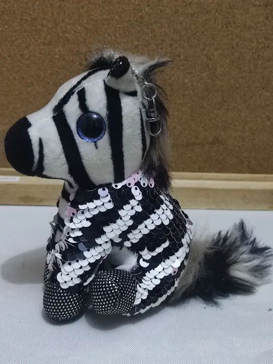 Chaveiro de Zebra - Linha Fada Bela (12 cm) - Foto 4