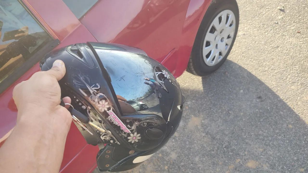 2 capacetes de moto - Foto 3