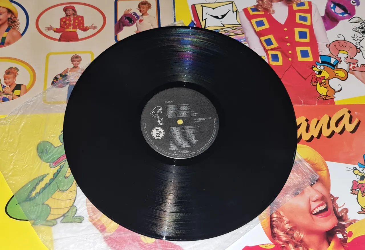 LP Eliana 1995 com adesivos  - Foto 4