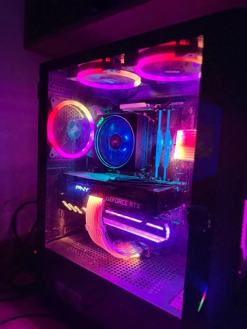 Computador Gamer  - Ryzen 5600G, RTX 3060 Ti, 16 GB RAM, 512 GB SSD NVMe + 1 TB HD