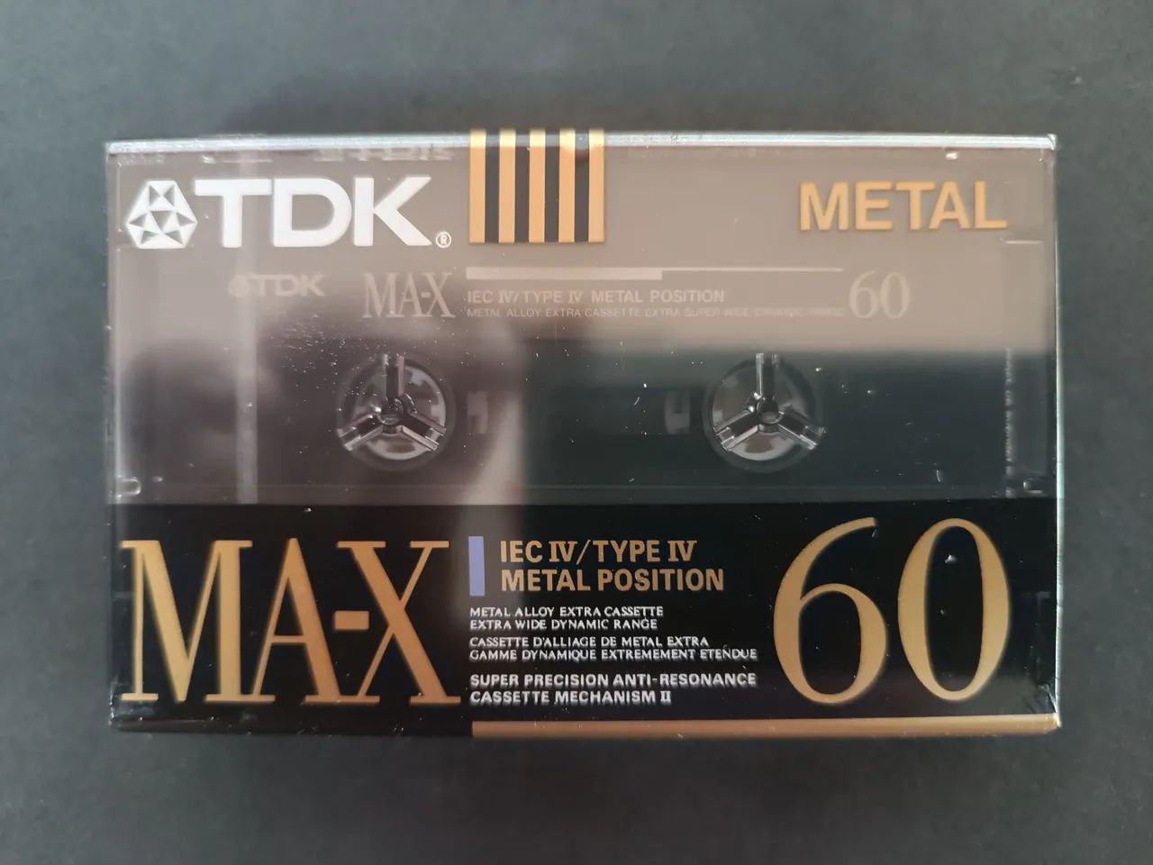 Fita cassete K7 TDK  Metal Max 60  -  Nova