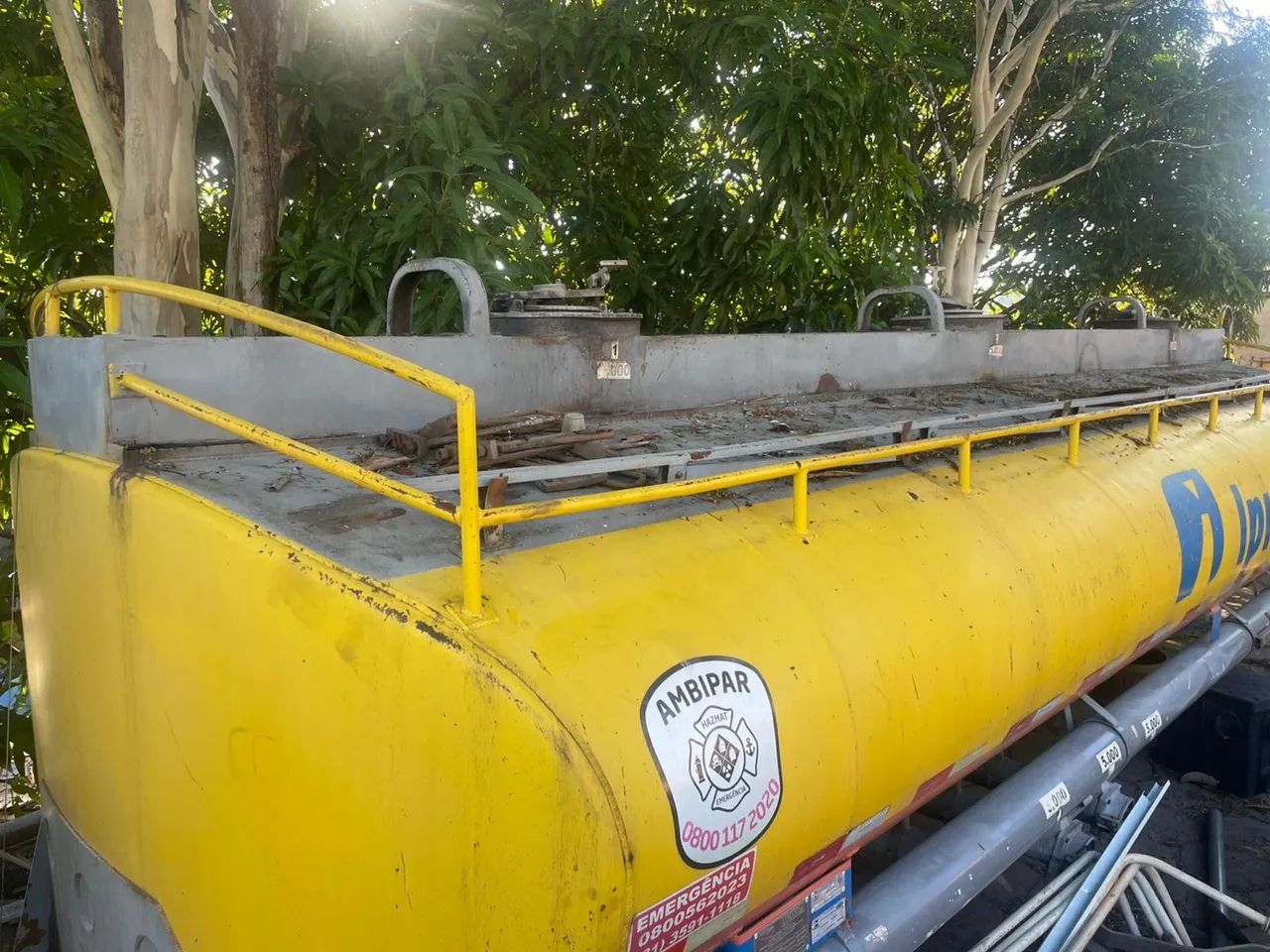 Tanque sob chassis combustível água  - Foto 3