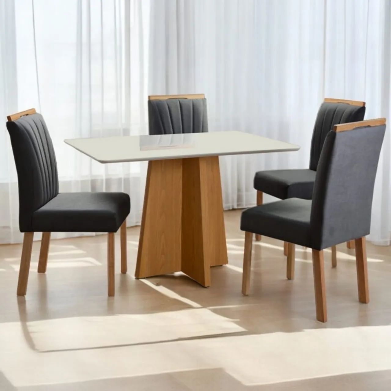 Mesa de Jantar com 4 Cadeiras Patrícia tt43