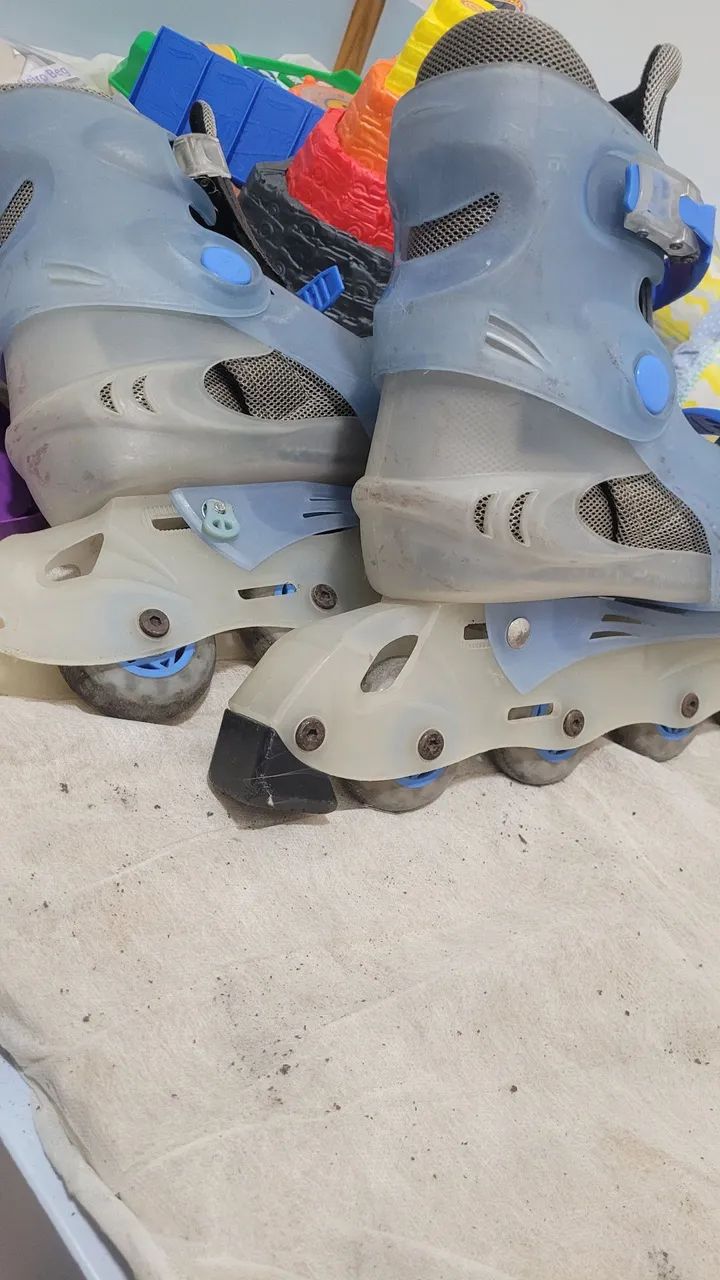 Patins Inline Adulto - Usados - Foto 3