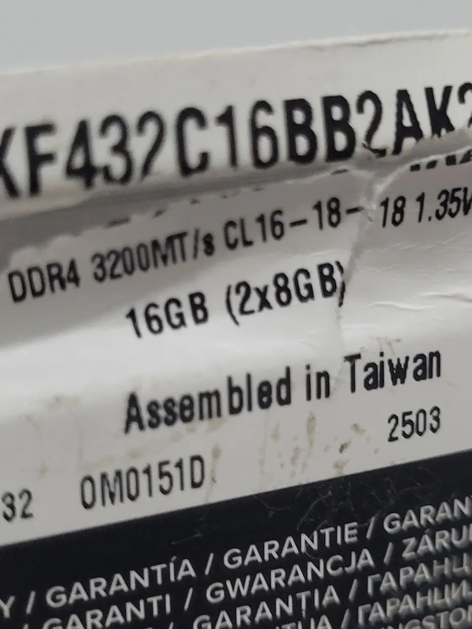 Memória Ram Fury RGB DDR4 2x8 GB - Foto 3