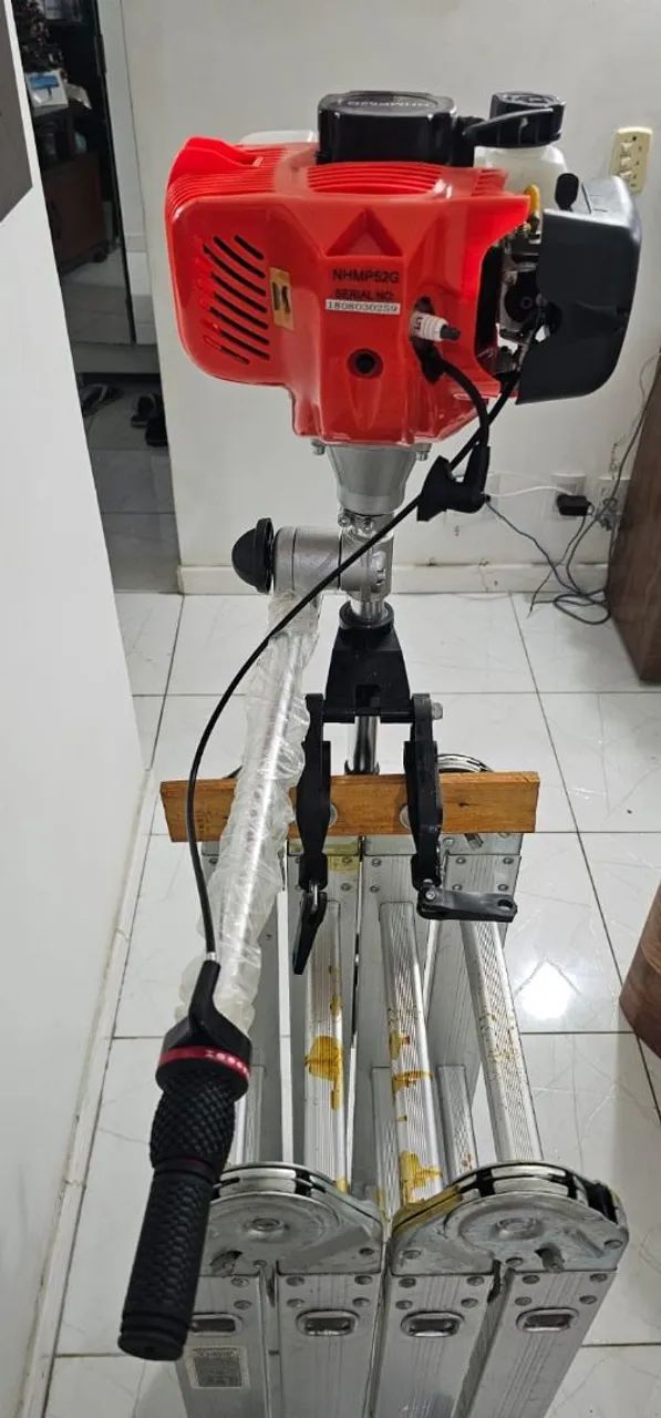 ? MOTOR DE POPA 52CC - NOVO, NUNCA USADO! ? - Foto 4